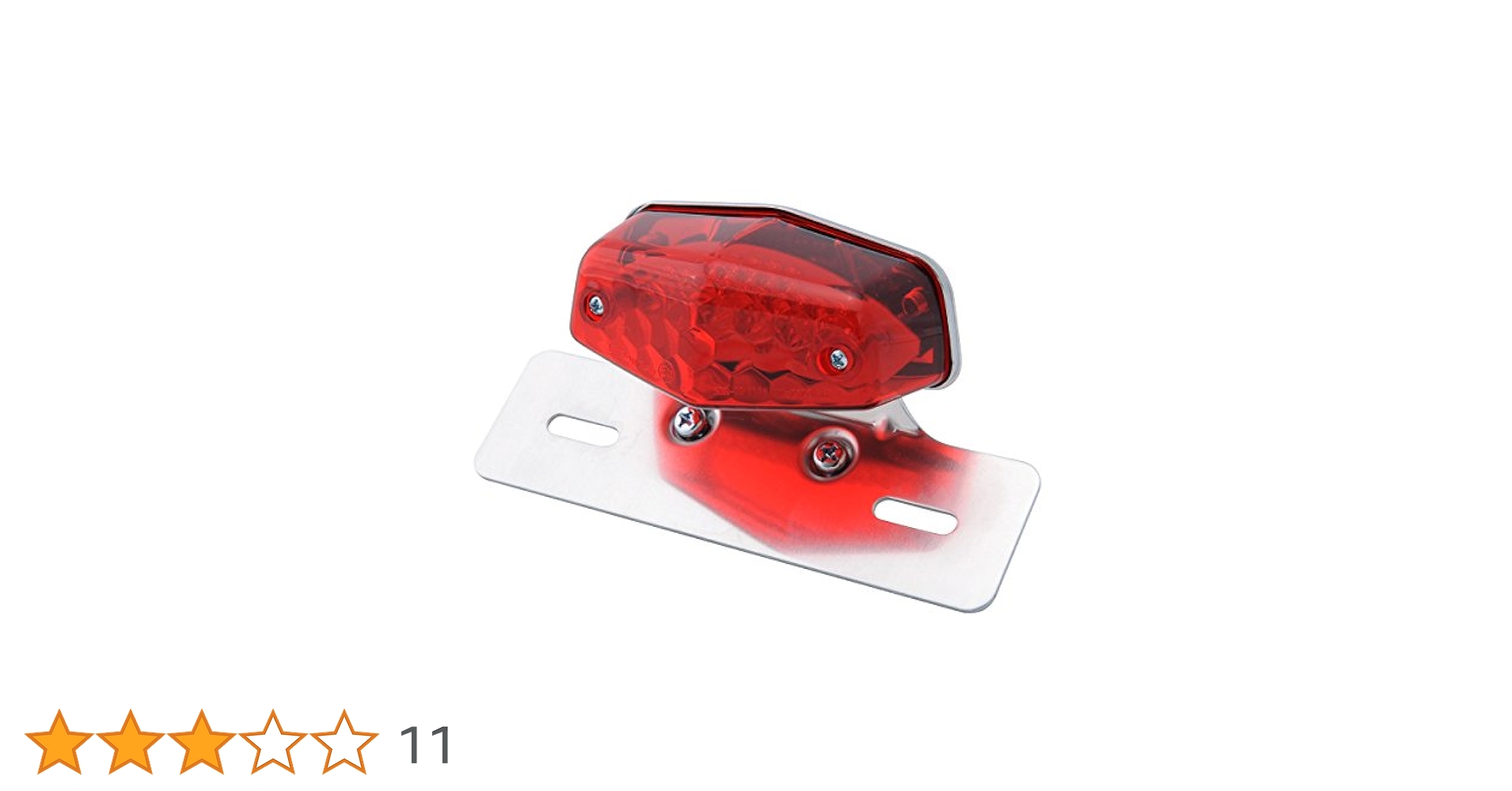 Amazon | BigOne バイク LED テールランプ ナンバーステー 汎用